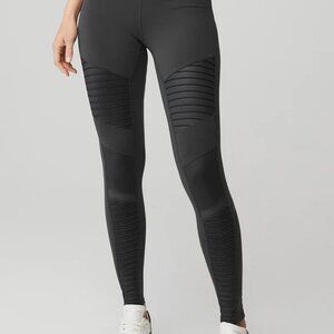 Alo Yoga High-Waist Moto Legging W5494R Size M NWT